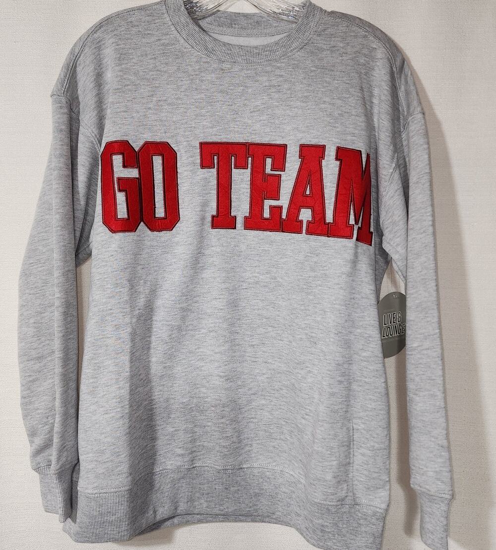 Go team women's small sweatshirt NWT